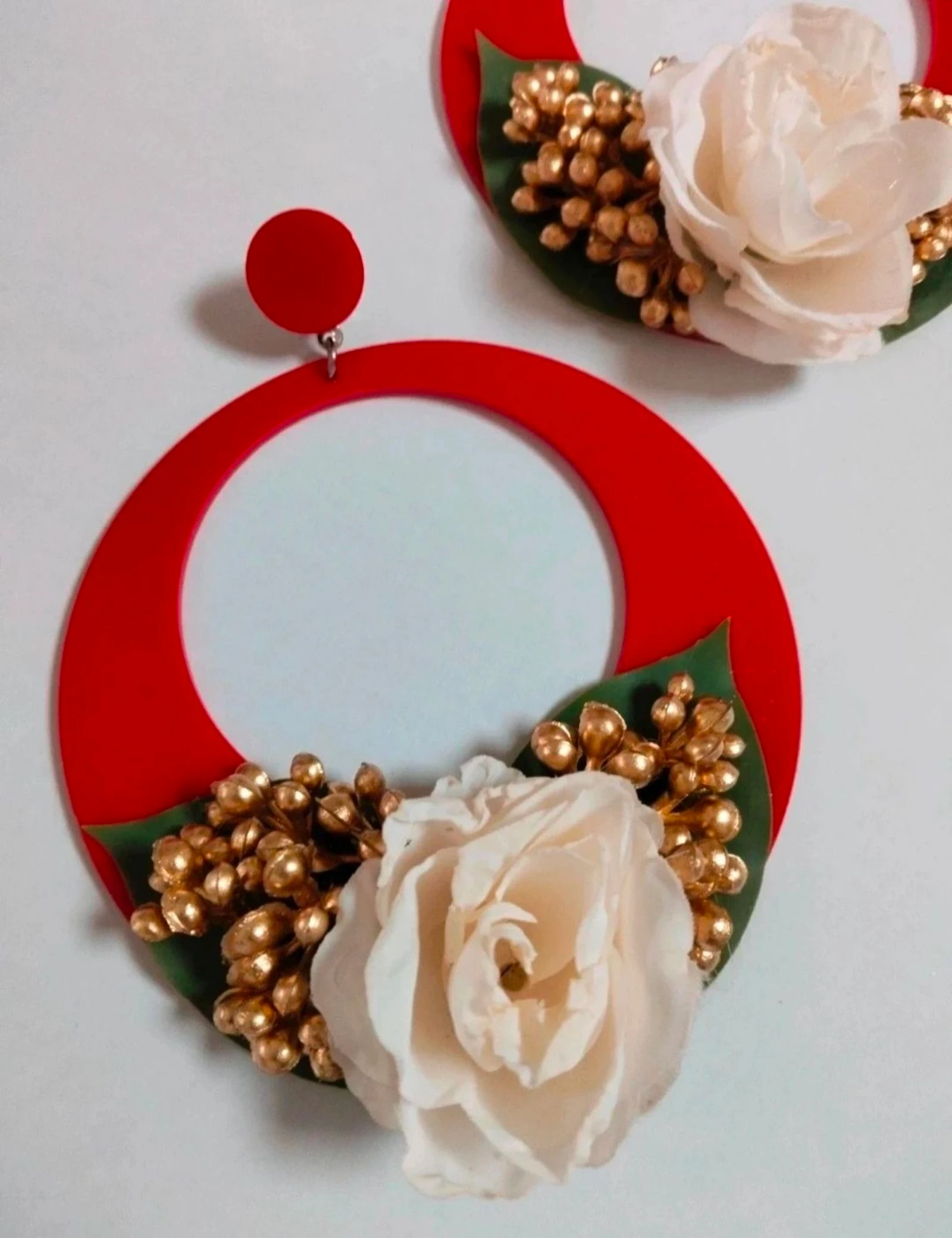 Pendientes artesanales de flamenca  – photo 4